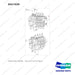 D517420 VALVE ASSY;4SPOOL - full parts diagram, item 6 marked - genuine Doosan / Bobcat forklift part