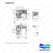D544773 WIRE GROUP - full parts diagram, item 4-03 marked - genuine Doosan / Bobcat forklift part