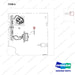 D555253A WIRING - (2/2) - parts diagram, item 6 shown - genuine Doosan / Bobcat forklift part