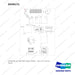 D559171 CHARGER GP; BATTERY;DUAL 295AH - full parts diagram, item 9 marked - genuine Doosan / Bobcat forklift part