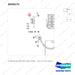 D559171 CHARGER GP; BATTERY;DUAL 295AH - parts diagram, item 9 shown - genuine Doosan / Bobcat forklift part