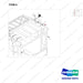D580590 OPTION-FENCE LIGHT;RED,CABIN,SIDE ONLY - parts diagram, item 6 shown - genuine Doosan / Bobcat forklift part