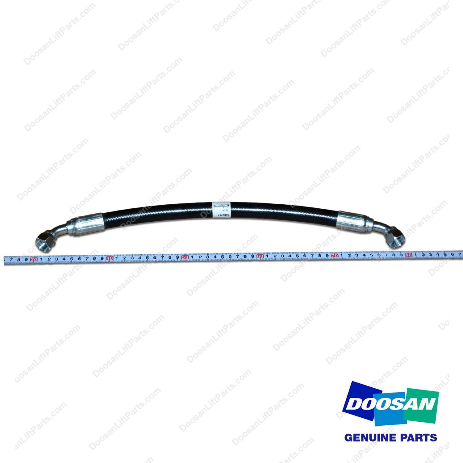 Hose ASSY;45ELBOW-45ELBOW - Doosan Forklift Part D580751