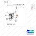 D583470 LINES GP-PRI. ATTACHMENT-3WAY - (FFT) - parts diagram, item 20 shown - genuine Doosan / Bobcat forklift part