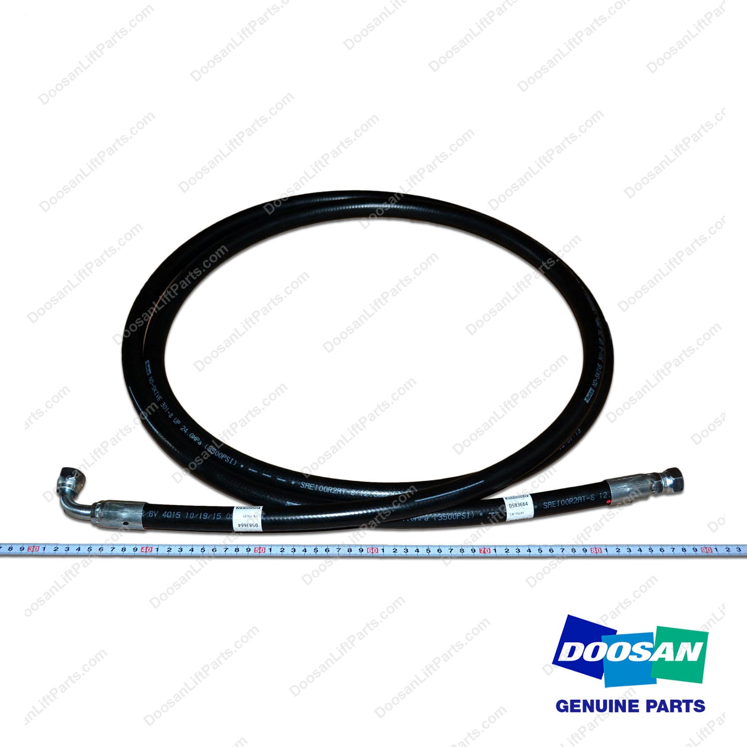 Hose Assy;fuel Free Triple (5.5 Meter) - Doosan Forklift Part D583664