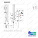 D584555 MTG GP-LIFT - BSC(FFL) - parts diagram, item 14 shown - genuine Doosan / Bobcat forklift part