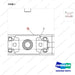 D600075 AXLE GP - parts diagram, item 1 shown - genuine Doosan / Bobcat forklift part