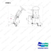 D600734 CONTROL GP-FORWARD & REVERSE - full parts diagram, item 5 marked - genuine Doosan / Bobcat forklift part