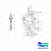 D653119 STEERING LINKAGE - POWER STEERING - REVERSE - full parts diagram - genuine Doosan / Bobcat forklift part