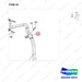 D655186 Valve Ar. - 4 Section - parts diagram, item 34 shown - genuine Doosan / Bobcat forklift part