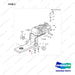 D656001 Steer Axle Gp - full parts diagram, item 2 marked - genuine Doosan / Bobcat forklift part