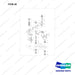 D658735 STEERING LINKAGE-POWER STEERING,REVERSE - (PART 2 OF 2) - full parts diagram, item 20 marked - genuine Doosan / Bobcat forklift part