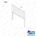 D700091 LOAD BACKREST;D(G)/B20/25S-5, B22/25X-5 - full parts diagram, item 1 marked - genuine Doosan / Bobcat forklift part