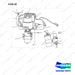 D700428 COIL & DISTRIBUTOR GP - full parts diagram, item 20 marked - genuine Doosan / Bobcat forklift part