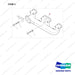 D700608 MANIFOLD GP-EXHAUST - full parts diagram, item 3 marked - genuine Doosan / Bobcat forklift part
