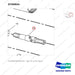 D700844 CYLINDER GROUP,TILT - parts diagram, item 15 shown - genuine Doosan / Bobcat forklift part