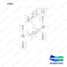 D700863 AXLE GP-STEER - full parts diagram, item 1 marked - genuine Doosan / Bobcat forklift part