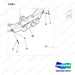 D700863 AXLE GP-STEER - parts diagram, item 1 shown - genuine Doosan / Bobcat forklift part