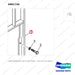 D801746 LOAD BACKREST;2.0/2.5 TON TRUCK - parts diagram, item 1 shown - genuine Doosan / Bobcat forklift part