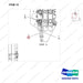 D810499 CHANGEOVER AR.-C/V GP - (3/2--->  3/3) - parts diagram, item 14 shown - genuine Doosan / Bobcat forklift part