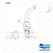 D810778 CHG.OVER AR.-SPARK ARRESTOR - parts diagram, item 1 shown - genuine Doosan / Bobcat forklift part