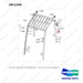 D812269 LEG GP-LOW OHG (2032MM, 80") - full parts diagram, item 10 marked - genuine Doosan / Bobcat forklift part