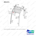 D812271 LEG GP-LOW OHG (2032MM, 80") - full parts diagram, item 11 marked - genuine Doosan / Bobcat forklift part