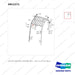 D812271 LEG GP-LOW OHG (2032MM, 80") - parts diagram, item 11 shown - genuine Doosan / Bobcat forklift part
