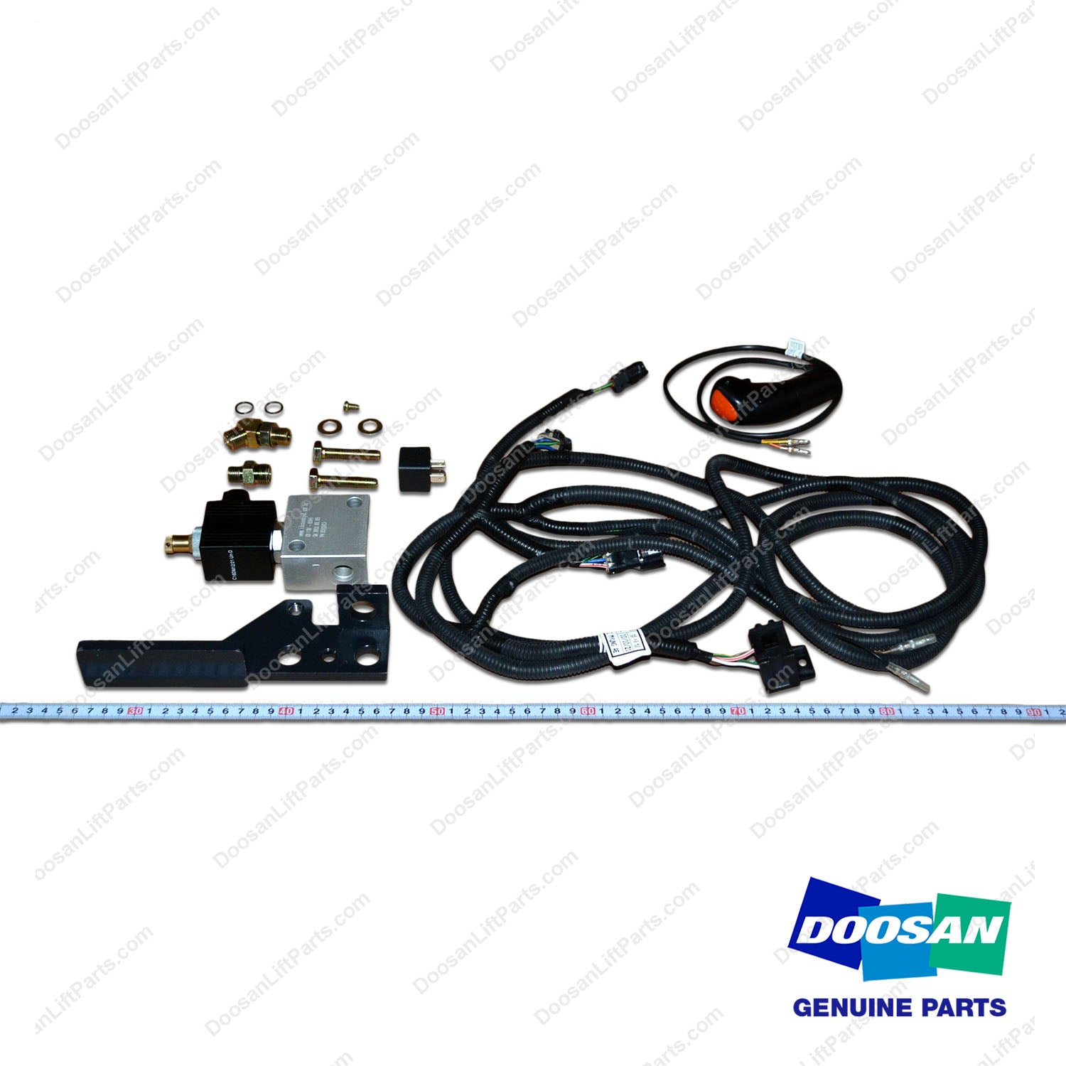 Lever Assy;option-Locking Device - Doosan Forklift Part D812322