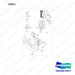 D812903 Changeover Ar.-Cooler In Tank - full parts diagram, item 5 marked - genuine Doosan / Bobcat forklift part