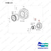 D830026-T ARRANGEMENT;TIRE, OCDB,NON-MARKING,NARRO - full parts diagram, item 2-01 marked - genuine Doosan / Bobcat forklift part