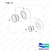 D830046 MOUNT GROUP;TIRE AND WHELL,SOLID,NON MAR - full parts diagram, item 1-01 marked - genuine Doosan / Bobcat forklift part