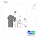 D830121 Changeover Ar.-Cooler In Tank - parts diagram, item 2 shown - genuine Doosan / Bobcat forklift part