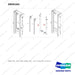 D850165 MAST AR.; STD,  MFH 6500, OAL - full parts diagram, item 2 marked - genuine Doosan / Bobcat forklift part