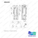 D862407 MOUNT;L&T - full parts diagram - genuine Doosan / Bobcat forklift part