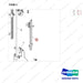 D862408 MOUNT GROUP,LIFT;QUAD7945 - parts diagram, item 3 shown - genuine Doosan / Bobcat forklift part