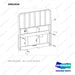 D862656 REST ASSY,BACK - full parts diagram, item 1 marked - genuine Doosan / Bobcat forklift part