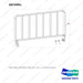 D870991 REST,BACK;SHIFTING TYPE F/M - full parts diagram, item 1 marked - genuine Doosan / Bobcat forklift part