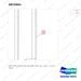 D870993 REST ASSY,BACK;FOR SHIFTING TYPE F/M - parts diagram, item 1 shown - genuine Doosan / Bobcat forklift part