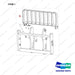 D871227 REST ASSY,BACK - full parts diagram, item 1 marked - genuine Doosan / Bobcat forklift part