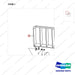 D871227 REST ASSY,BACK - parts diagram, item 1 shown - genuine Doosan / Bobcat forklift part