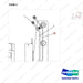 D871425 LINES GP-ATT-SEC(3 WAY)-LH(FF) - parts diagram, item 3 shown - genuine Doosan / Bobcat forklift part