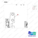 D871702 CARRIAGE GROUP-INTEGRAL SIDE SHIFTER - parts diagram, item 1 shown - genuine Doosan / Bobcat forklift part
