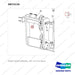 D873110 MOUNT GROUP;CARRIAGE - parts diagram, item 19 shown - genuine Doosan / Bobcat forklift part