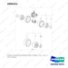 D890331 MOUNT GROUP;NON-MAKING TIRE & WHEEL - full parts diagram, item 1-01 marked - genuine Doosan / Bobcat forklift part