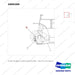 D890389 CH/OV AR-BELLY PLATE;GC25P-5,MMC - parts diagram, item 5 shown - genuine Doosan / Bobcat forklift part