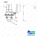 D902203 PUMP GP-FUEL - parts diagram, item 6 shown - genuine Doosan / Bobcat forklift part
