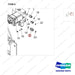 D905042 COOLER ASSY,FAN;DV180S-7 - parts diagram, item 8 shown - genuine Doosan / Bobcat forklift part