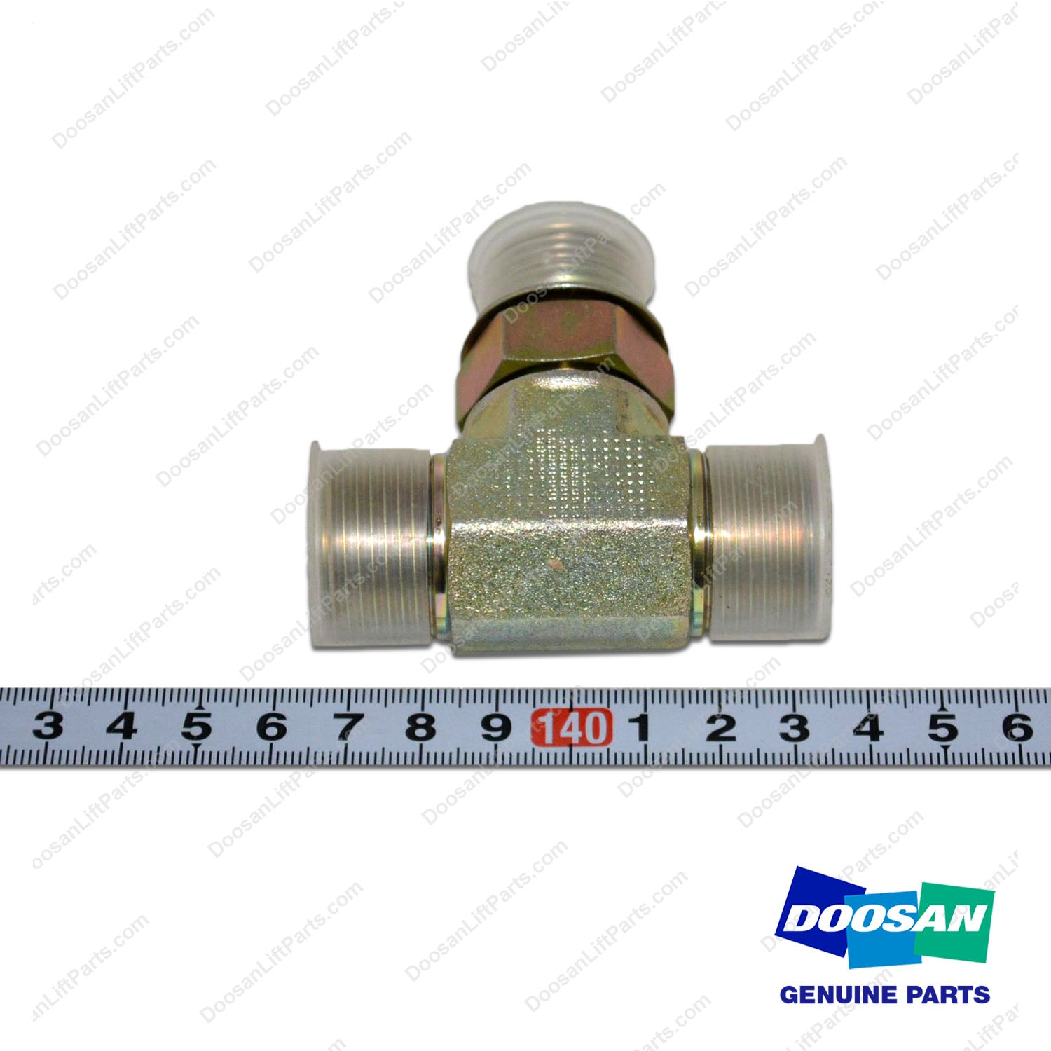 Tee;oring Port to Oring Face Seal - Doosan Forklift Part D908044