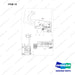D909152 CONTROL GP-BRAKE - full parts diagram, item 14 marked - genuine Doosan / Bobcat forklift part